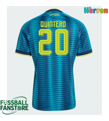 Kolumbien Juan Fernando Quintero #20 Replik Auswärtstrikot WM 2026 Kurzarm